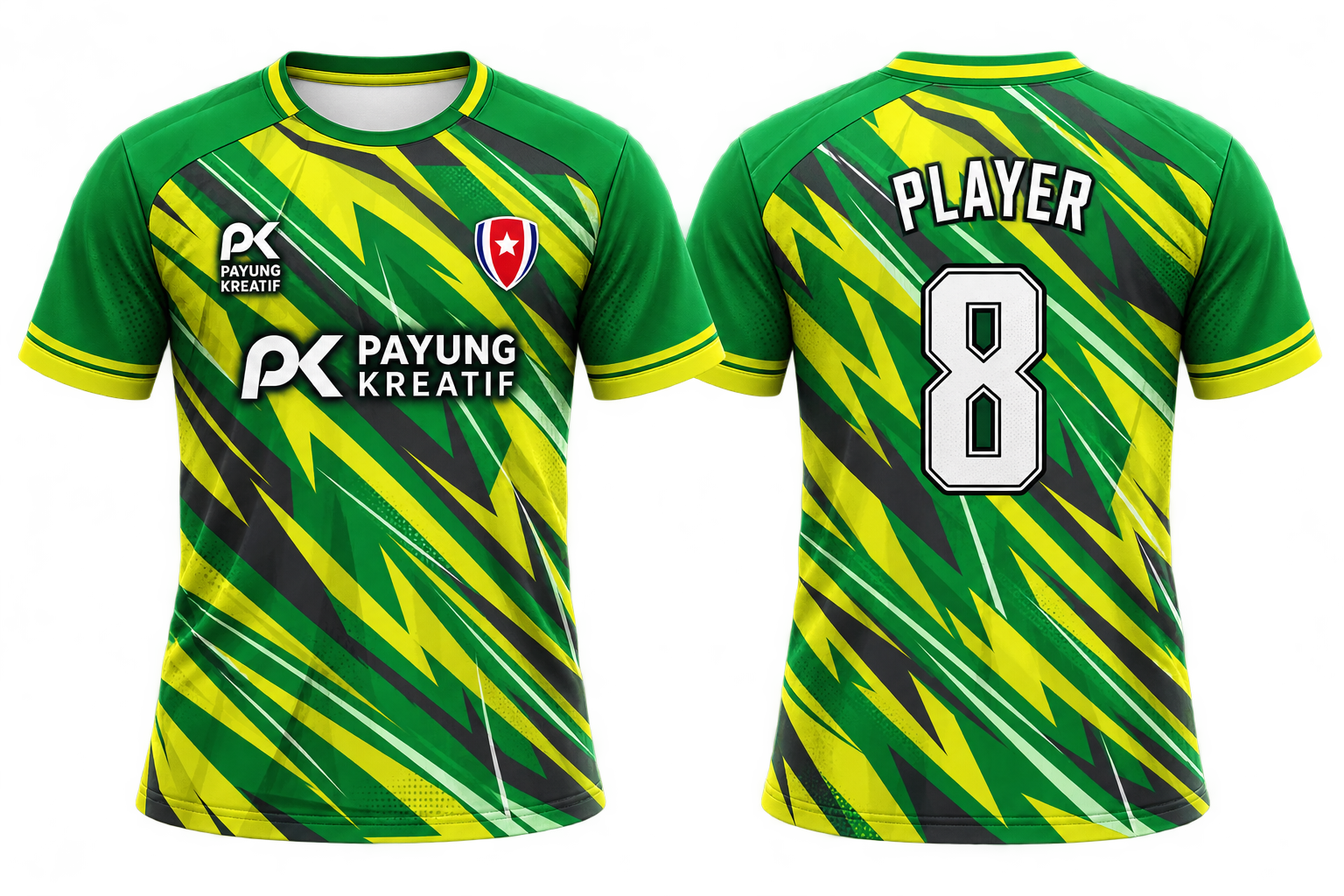 Design 21 — green / yellow