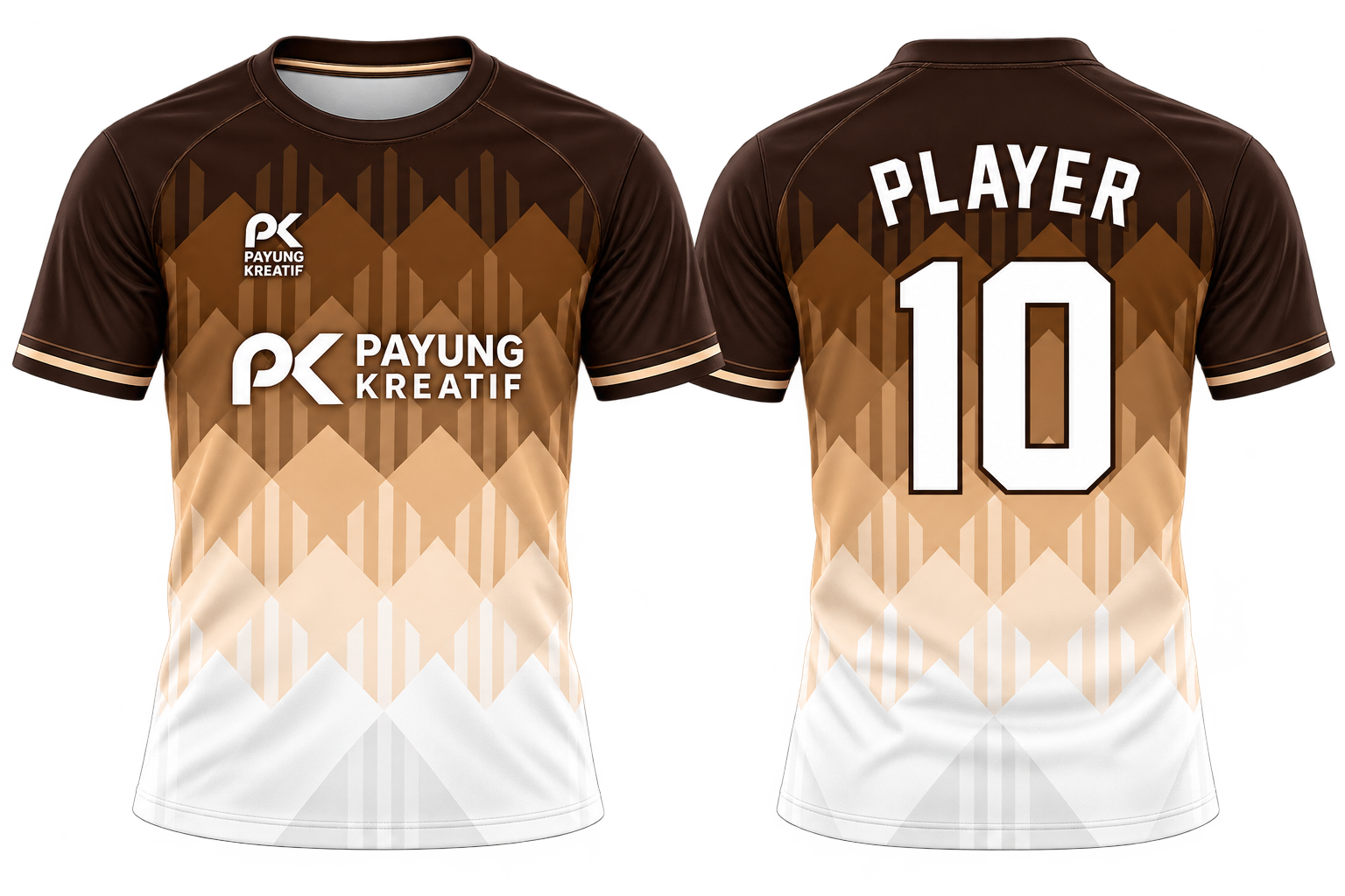 Design 22 — brown / white