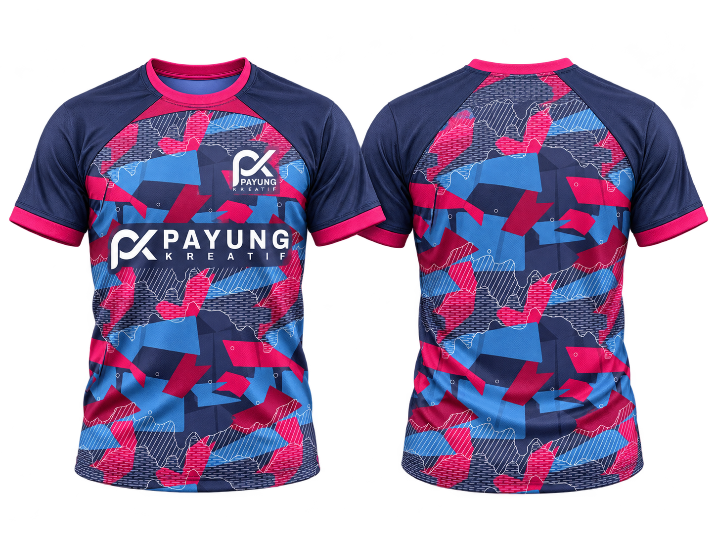 Design 24 — pink / navy