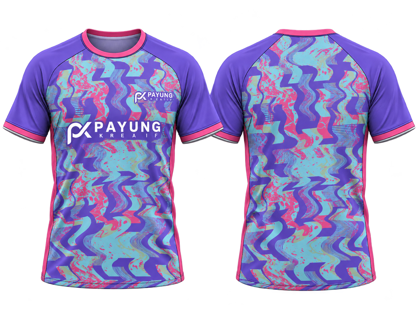 Design 32 — purple / turquoise / blue